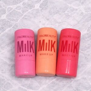 Milk Makeup Lip Balm Set - Pink, Orange, Red